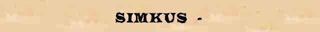  (Simkus)  (1906-65)       